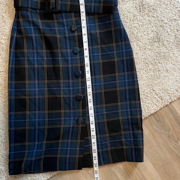 Anthropologie Maeve Plaid Pencil Skirt - Picture 7 of 8